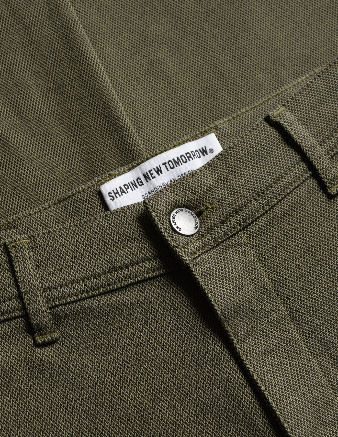 Classic Pants Slim Nature Green